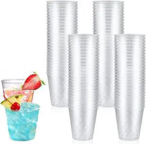 TuTuYa 100 Pack Plastic Shot Glasses, 1.7oz Hard Thicked Plastic Shot Cups TuTuYa 100 Pack Plastic Shot Glasses, 1.7oz Hard Thicked Plastic Shot Cups