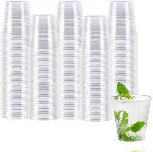 Clawsoff 100 Pack 3 oz Clear Plastic Cups Disposable Small Mouthwash Cups Clawsoff 100 Pack 3 oz Clear Plastic Cups Disposable Small Mouthwash Cups