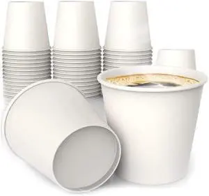 Lakesstory 50 Pack 4 oz White Paper Cups Disposable Hot & Cold Drinking Cups for Coffee, Tea, Water, Juice, Bathroom, Mouthwash, Espresso Ideal for Home, Office, Party, Travel Use Lakesstory 50 Pack 4 oz White Paper Cups Disposable Hot & Cold Drinking Cups for Coffee, Tea, Water, Juice, Bathroom, Mouthwash, Espresso Ideal for Home, Office, Party, Travel Use