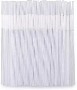 100 Pcs Individually Paper-Wrapped Clear Plastic Straws, 10.2'' Long, 0.23'' Diameter Disposable Drinking Straws, Perfect for tall cups or tumblers. 100 Pcs Individually Paper-Wrapped Clear Plastic Straws, 10.2'' Long, 0.23'' Diameter Disposable Drinking Straws, Perfect for tall cups or tumblers.