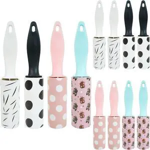 8 Pcs Mini Lint Roller, Lint Roller for Travel Size 8 Pcs Mini Lint Roller, Lint Roller for Travel Size