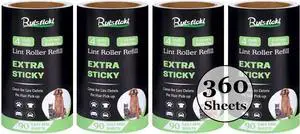 4 inch Lint Roller Refills for Evercare PetLovers Fedicelly Albatross and More Lint Rollers, Extra Sticky 90 Sheets per Refill, Pack of 4 Rolls, 360 Sheets Total (1 1/2 inch Inside Diameter) 4 inch Lint Roller Refills for Evercare PetLovers Fedicelly Albatross and More Lint Rollers, Extra Sticky 90 Sheets per Refill, Pack of 4 Rolls, 360 Sheets Total (1 1/2 inch Inside Diameter)