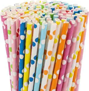 200PCS Multi-Color Biodegradable Paper Straws for Party Supplies,Birthday,Bridal/Baby Shower, Christmas Decorations and Holiday Celebrations (Circle) 200PCS Multi-Color Biodegradable Paper Straws for Party Supplies,Birthday,Bridal/Baby Shower, Christmas Decorations and Holiday Celebrations (Circle)