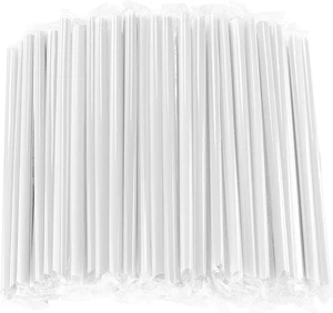100 Pcs Clear Boba Straws Smoothie Straws,Individually Wrapped Disposable Plastic Jumbo Large Wide-mouthed Milkshake Drinking Straws(0.43" Diameter and 9.45" long) 100 Pcs Clear Boba Straws Smoothie Straws,Individually Wrapped Disposable Plastic Jumbo Large Wide-mouthed Milkshake Drinking Straws(0.43" Diameter and 9.45" long)