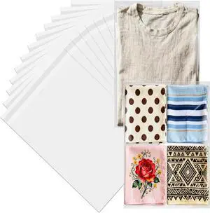 Vindafjord 100 Pack 10x13 Inches Clear Self Sealing Cellophane Bags Vindafjord 100 Pack 10x13 Inches Clear Self Sealing Cellophane Bags