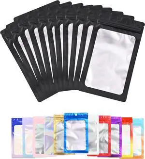 100 Pcs Black Zipper Bags for Food Storage and Small Business(2.4x3.9 inch) 100 Pcs Black Zipper Bags for Food Storage and Small Business(2.4x3.9 inch)