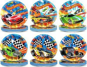 60Pcs Hot Car Birthday Party Decorations Racing Cars Paper Plates Race Car Dessert Tableware Party Supplies for Kids Boys Baby Shower Hot Car Wild Racer Dinnerware Favors 60Pcs Hot Car Birthday Party Decorations Racing Cars Paper Plates Race Car Dessert Tableware Party Supplies for Kids Boys Baby Shower Hot Car Wild Racer Dinnerware Favors