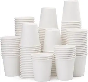 3oz 150 Pcs Bathroom Cups, White Mouthwash Cups, Small Paper Cups 3oz 150 Pcs Bathroom Cups, White Mouthwash Cups, Small Paper Cups