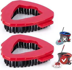 Scrubber Mop Head for O-Cedar EasyWring 1-Tank Mop Head, 2-Pack Scrub Brush Scrubber Mop Head for O-Cedar EasyWring 1-Tank Mop Head, 2-Pack Scrub Brush
