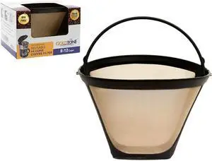 GoldTone Brand (Made in the USA) Reusable No.4 Cone Style Replacement Coffee Filter replaces your Cuisinart Permanent Coffee Filter for Machines and Brewers (1 Pack) GoldTone Brand (Made in the USA) Reusable No.4 Cone Style Replacement Coffee Filter replaces your Cuisinart Permanent Coffee Filter for Machines and Brewers (1 Pack)