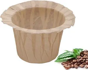 Irmidi Disposable Coffee Filters, 100 Count Natura K Cup Filters for Keurig 1.0 and 2.0 Coffee Makers Irmidi Disposable Coffee Filters, 100 Count Natura K Cup Filters for Keurig 1.0 and 2.0 Coffee Makers