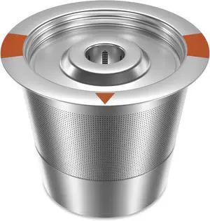 Reusable K Cups Coffee Pods for Keurig: Full Stainless Steel Refillable K Cups Coffee Filter Compatible 1.0 and 2.0 Coffee Makers-brewers (1Pack) Reusable K Cups Coffee Pods for Keurig: Full Stainless Steel Refillable K Cups Coffee Filter Compatible 1.0 and 2.0 Coffee Makers-brewers (1Pack)
