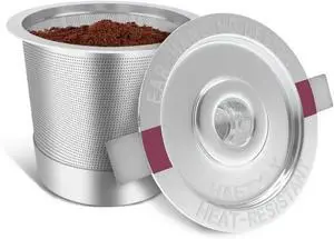Haetyly Reusable K Cup Filters,Stainless Steel Coffee Pod for Keurig 2.0 and 1.0 Coffee Makers (1Pack) Haetyly Reusable K Cup Filters,Stainless Steel Coffee Pod for Keurig 2.0 and 1.0 Coffee Makers (1Pack)