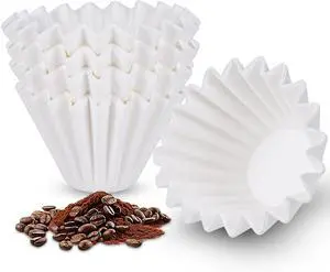 1-2 Cup Small Coffee Filters,100 Count Basket Coffee Filter, Disposable White Paper Coffee Filters Compatible with Single Serve Coffee Maker and Coffee Pot 1-2 Cup Small Coffee Filters,100 Count Basket Coffee Filter, Disposable White Paper Coffee Filters Compatible with Single Serve Coffee Maker and Coffee Pot