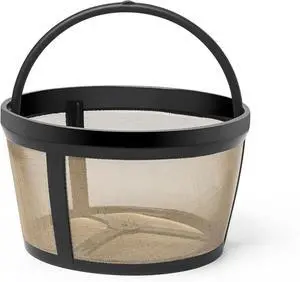 4 Cup Reusable Filter Basket With Mesh Bottom Fits MrCoffee Coffee Maker and Brewer - Permanent Filter Replacement for Mr Coffee Gold Basket-Style Filters 1-Pack 4 Cup Reusable Filter Basket With Mesh Bottom Fits MrCoffee Coffee Maker and Brewer - Permanent Filter Replacement for Mr Coffee Gold Basket-Style Filters 1-Pack