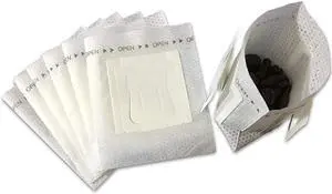 50Pcs Portable Coffee Filter Paper Bag Hanging Ear Drip Coffee Bag Single Serve Disposable Drip Coffee Filter Bag Perfect for Travel, Camping, Home, Office 50Pcs Portable Coffee Filter Paper Bag Hanging Ear Drip Coffee Bag Single Serve Disposable Drip Coffee Filter Bag Perfect for Travel, Camping, Home, Office