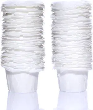 100 Disposable K Cup Filters for Keurig Reusable K Cups, Coffee Paper Liners for Refillable Pods, Smoother Coffee, Less Sediment, Easy Clean Up 100 Disposable K Cup Filters for Keurig Reusable K Cups, Coffee Paper Liners for Refillable Pods, Smoother Coffee, Less Sediment, Easy Clean Up