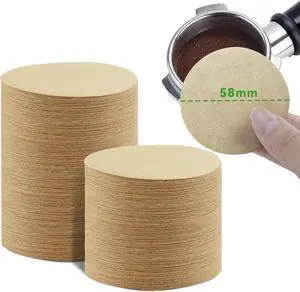 1000 Pcs Round Espresso Filter Paper for 58mm Puck Screen, 58mm Portafilter 1000 Pcs Round Espresso Filter Paper for 58mm Puck Screen, 58mm Portafilter