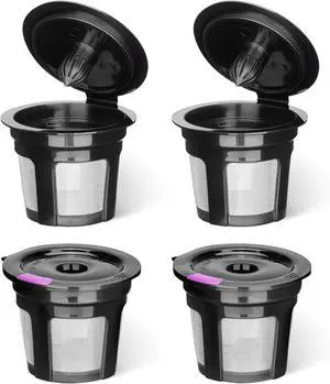 Fanativita Reusable K Cup Coffee Filters for Keurig, 4 Pack Fanativita Reusable K Cup Coffee Filters for Keurig, 4 Pack