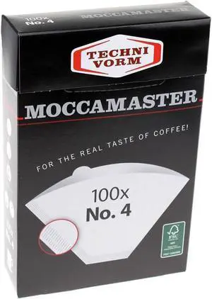 Technivorm Moccamaster #4 White Paper Filters, 100-count per box Technivorm Moccamaster #4 White Paper Filters, 100-count per box