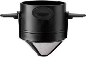 Pour Over Coffee Maker,Portable Stainless Steel Reusable Coffee Filter, Mini Collapsible Paperless Single Serve 1 Cup Coffee Dripper Cup Easy To Clean For Travel Camping Pour Over Coffee Maker,Portable Stainless Steel Reusable Coffee Filter, Mini Collapsible Paperless Single Serve 1 Cup Coffee Dripper Cup Easy To Clean For Travel Camping