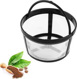 Prasacco Reusable Coffee Filters 4-8 Cup, Coffee Filter Basket Universal Coffees Filter Replacement Safety Nylon Mesh Reusable Filters for Coffees Makers and Brewers Prasacco Reusable Coffee Filters 4-8 Cup, Coffee Filter Basket Universal Coffees Filter Replacement Safety Nylon Mesh Reusable Filters for Coffees Makers and Brewers