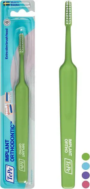 TePe Implant Orthodontic Soft Toothbrush ñ Extra Narrow Brush Head Thin Neck 1Pk TePe Implant Orthodontic Soft Toothbrush ñ Extra Narrow Brush Head Thin Neck 1Pk