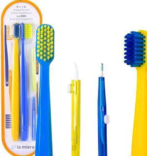 2pcs V-Shaped + U-Shaped Orthodontic Toothbrush Soft Bristle with Telescopic Intertooth Brush, Cepillo Ortodoncia 1 Set 2pcs V-Shaped + U-Shaped Orthodontic Toothbrush Soft Bristle with Telescopic Intertooth Brush, Cepillo Ortodoncia 1 Set