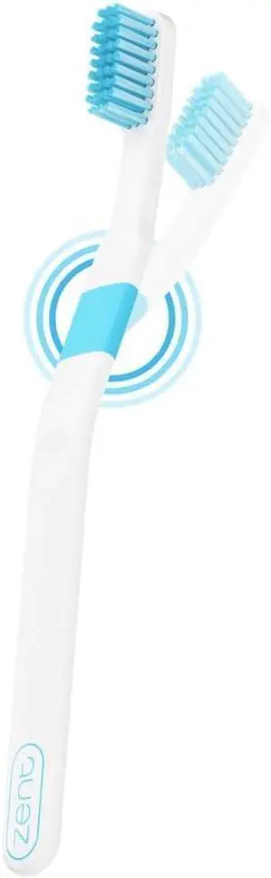 Zent Patented Pressure-Sensitive Soft Toothbrush for Adults | Protects Gums Zent Patented Pressure-Sensitive Soft Toothbrush for Adults | Protects Gums