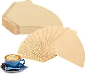 Coffee Filters #4,100 Count Disposable Coffee Filters 8-12 Cup,No Blowout,Unbleached Natural Coffee Filters 4 Cone Paper for Pour Over Coffer Makers/Coffee Dripper Cones Coffee Filters #4,100 Count Disposable Coffee Filters 8-12 Cup,No Blowout,Unbleached Natural Coffee Filters 4 Cone Paper for Pour Over Coffer Makers/Coffee Dripper Cones