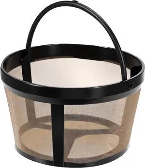 4-5 Cup Reusable Filter Basket With Mesh Bottom Fits MrCoffee, Cuisinart, Black & Decker, Hamilton Beach Coffee Makers, Stainless Steel Coffee Makers - BPA-Free Permanent Replacement - 1-Pack 4-5 Cup Reusable Filter Basket With Mesh Bottom Fits MrCoffee, Cuisinart, Black & Decker, Hamilton Beach Coffee Makers, Stainless Steel Coffee Makers - BPA-Free Permanent Replacement - 1-Pack