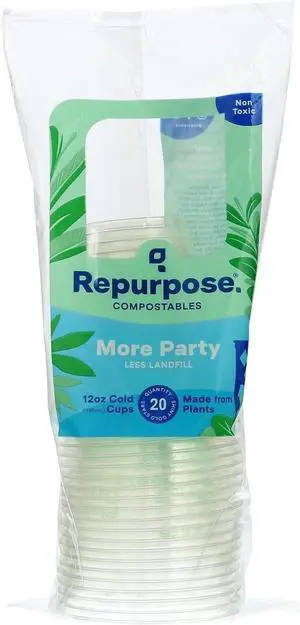 Repurpose Clear Cold Cup, 20 CT Repurpose Clear Cold Cup, 20 CT