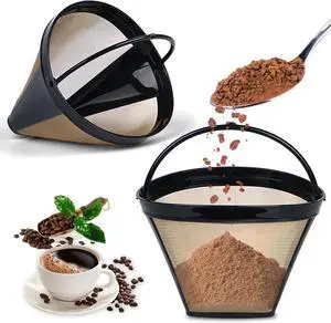 #4 Reusable Cone Coffee Filter for Ninja & Cuisinart #4 Reusable Cone Coffee Filter for Ninja & Cuisinart