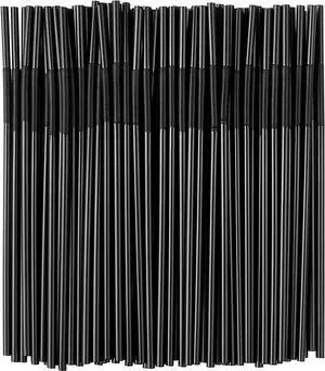 SONGNASS 100PCS Black Flexible Plastic Straws,Black Disposable Bendy Party Fancy Straws13inch Extra Long Straws Party Decorations SONGNASS 100PCS Black Flexible Plastic Straws,Black Disposable Bendy Party Fancy Straws13inch Extra Long Straws Party Decorations