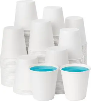 RACETOP 3 oz 300 Pack Paper Coffee Cups for Bathroom, Disposable Mouthwash Cups, Small Paper Cups for Parties, Picnics, Travel RACETOP 3 oz 300 Pack Paper Coffee Cups for Bathroom, Disposable Mouthwash Cups, Small Paper Cups for Parties, Picnics, Travel