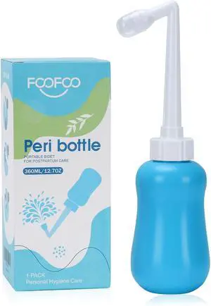 Peri Bottle for Postpartum Care, Postpartum Essentials, Feminine Care 12oz, Blue Peri Bottle for Postpartum Care, Postpartum Essentials, Feminine Care 12oz, Blue