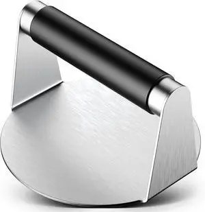 Pisol Smash Burger Press, Hamburger Smasher Tool for Griddle, Stainless Steel Ham Patty Press with Anti-Scald Handle, 5.5" Non Stick Grill Press for Smashburger, Bacon, Ground Beef, Meat, Sausage Pisol Smash Burger Press, Hamburger Smasher Tool for Griddle, Stainless Steel Ham Patty Press with Anti-Scald Handle, 5.5" Non Stick Grill Press for Smashburger, Bacon, Ground Beef, Meat, Sausage