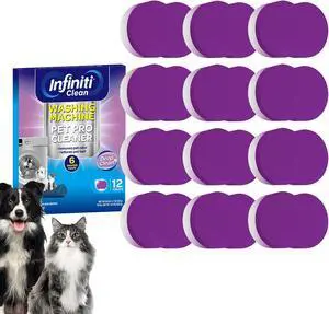 Washing Machine Cleaner Tablets 12 Pack, Formulated for Pet Owners, 8.5oz Washer Machine Cleaner Tablets, Deep Cleaning Descaler for HE, Top & Front Load Washers, Septic Safe - 6 Month Supply Washing Machine Cleaner Tablets 12 Pack, Formulated for Pet Owners, 8.5oz Washer Machine Cleaner Tablets, Deep Cleaning Descaler for HE, Top & Front Load Washers, Septic Safe - 6 Month Supply