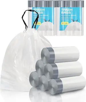 ELPHECO 2.6 Gallon Drawstring Trash Bags, Small Garbage Bags,120 Counts ELPHECO 2.6 Gallon Drawstring Trash Bags, Small Garbage Bags,120 Counts