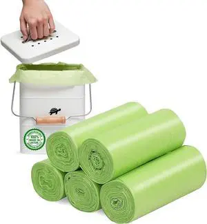 Small Trash Bags 1.2 Gallon - Biodegradable Garbage Bags Recycling Eco-Friendly Trash Can Plastic Liner Compostable Strong Bag for Bathroom Bedroom Office Kitchen Trash Can (120 Counts,Green) Small Trash Bags 1.2 Gallon - Biodegradable Garbage Bags Recycling Eco-Friendly Trash Can Plastic Liner Compostable Strong Bag for Bathroom Bedroom Office Kitchen Trash Can (120 Counts,Green)