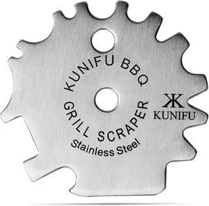 BBQ Grill Scraper, Bristle-Free for Griddle, Stocking Stuffers, Men's Gift BBQ Grill Scraper, Bristle-Free for Griddle, Stocking Stuffers, Men's Gift