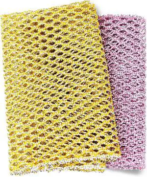 Non-Scratch Dish Scrubbers (3 Pcs) Outlasts 7+ Sponges, Stays Odor-Free | Replace Smelly Kitchen Sponges | Non-Absorbent Mesh | Safe on Non-Stick, Cast Iron, Glass | Made in Korea Since 2012 Non-Scratch Dish Scrubbers (3 Pcs) Outlasts 7+ Sponges, Stays Odor-Free | Replace Smelly Kitchen Sponges | Non-Absorbent Mesh | Safe on Non-Stick, Cast Iron, Glass | Made in Korea Since 2012