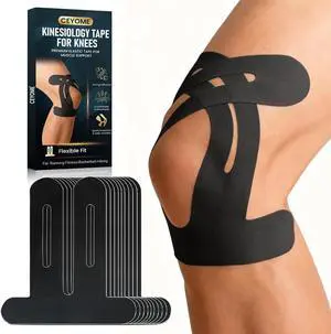 Kinesiology Tape for Knees - 10 PCS Knee Tape for Knee Support Kinesiology Tape for Knees - 10 PCS Knee Tape for Knee Support