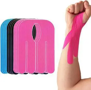 Kinesiology Tape for Wrist Precut, 12pc Bowling Wrist Tapes(Mix) Kinesiology Tape for Wrist Precut, 12pc Bowling Wrist Tapes(Mix)