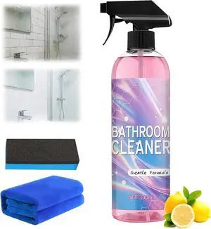 Bathroom Descaler Foam Cleaner,Powerful Pink Bathroom Cleaner Spray,Bathroom Descaler Cleaner,Stubborn Stains Cleaner,All-Purpose Bathrooms Descaler Foam Spray(300ml) Bathroom Descaler Foam Cleaner,Powerful Pink Bathroom Cleaner Spray,Bathroom Descaler Cleaner,Stubborn Stains Cleaner,All-Purpose Bathrooms Descaler Foam Spray(300ml)
