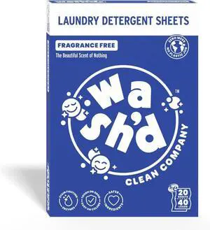 Laundry Detergent Sheets | 3 Stain-Fighting Enzymes | Baby Safe Laundry Detergent Sheets | 3 Stain-Fighting Enzymes | Baby Safe
