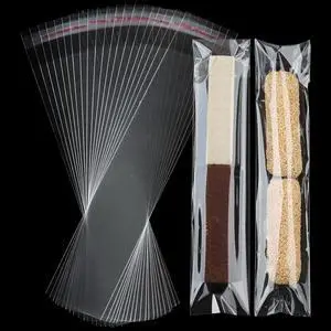 Horbin 120 Pcs Pretzel Rod Bags, Self Sealing Cellophane Bag 2x10 Inches, Clear Cookie Bags with Seal for Cookies, Pretzels, Candy, Party Favors, Bakery Packaging Horbin 120 Pcs Pretzel Rod Bags, Self Sealing Cellophane Bag 2x10 Inches, Clear Cookie Bags with Seal for Cookies, Pretzels, Candy, Party Favors, Bakery Packaging