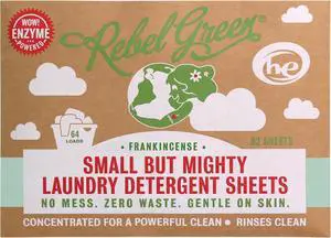 Rebel Green Small But Mighty Laundry Detergent Sheets Rebel Green Small But Mighty Laundry Detergent Sheets