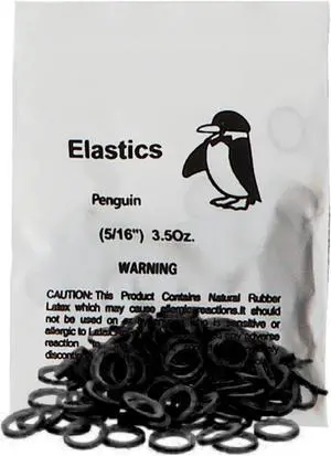 LA MIERE Non latex 100P Black Orthodontic Elastics Dental Rubber Bands Intraoral Black Elastic Bands (Light, 3.5 Oz, 5/16" (8mm)) LA MIERE Non latex 100P Black Orthodontic Elastics Dental Rubber Bands Intraoral Black Elastic Bands (Light, 3.5 Oz, 5/16" (8mm))