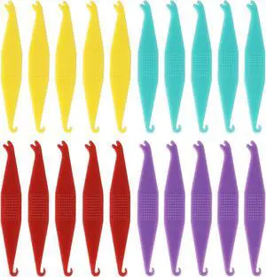 JMU 20Pcs Braces Rubber Band Tool, Dental Elastic Rubber Bands Placers for Braces, Disposable Plastic Orthodontic Elastic Placers Multi-color JMU 20Pcs Braces Rubber Band Tool, Dental Elastic Rubber Bands Placers for Braces, Disposable Plastic Orthodontic Elastic Placers Multi-color